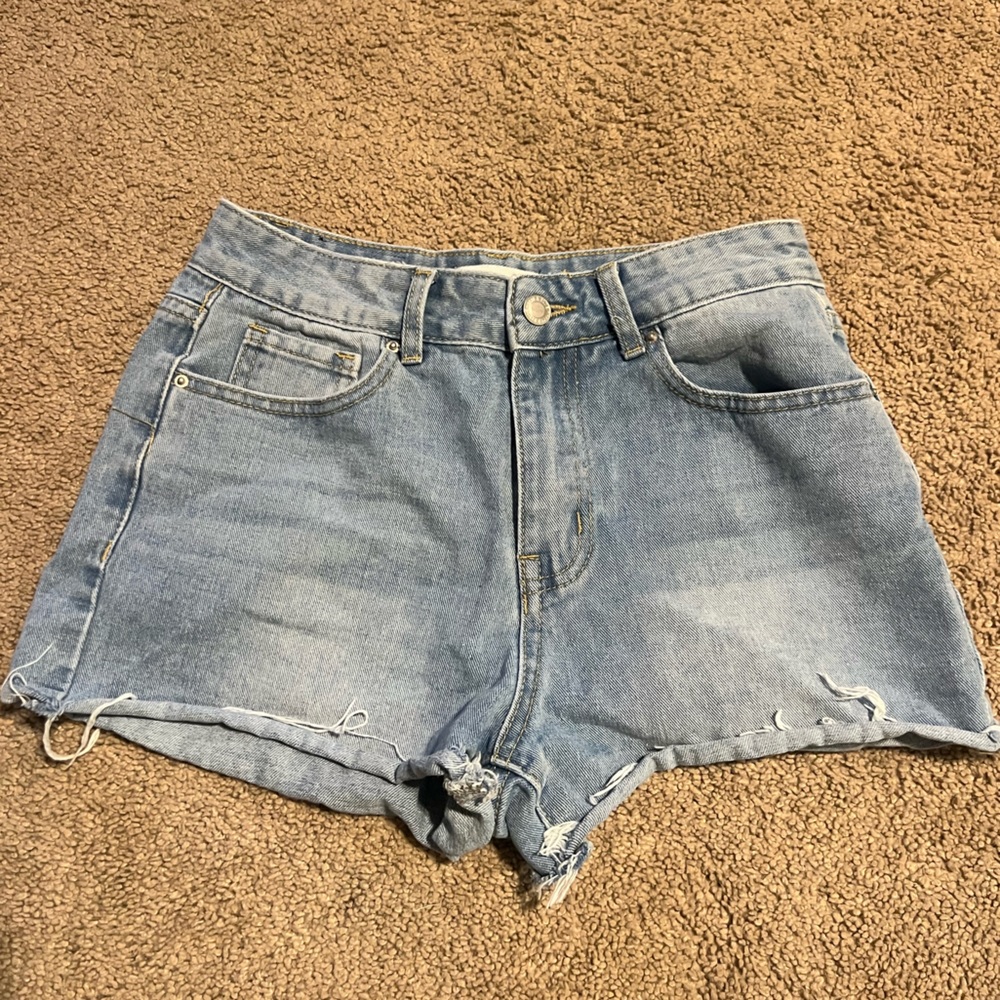 Denim shorts